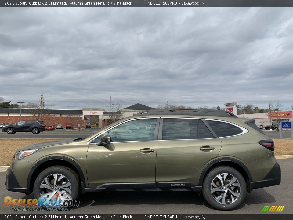 2021 Subaru Outback 2.5i Limited Autumn Green Metallic / Slate Black Photo #4