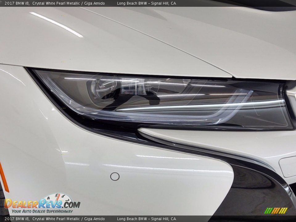 2017 BMW i8 Crystal White Pearl Metallic / Giga Amido Photo #7