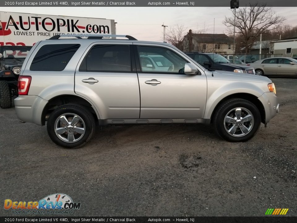 2010 Ford Escape Limited V6 4WD Ingot Silver Metallic / Charcoal Black Photo #2