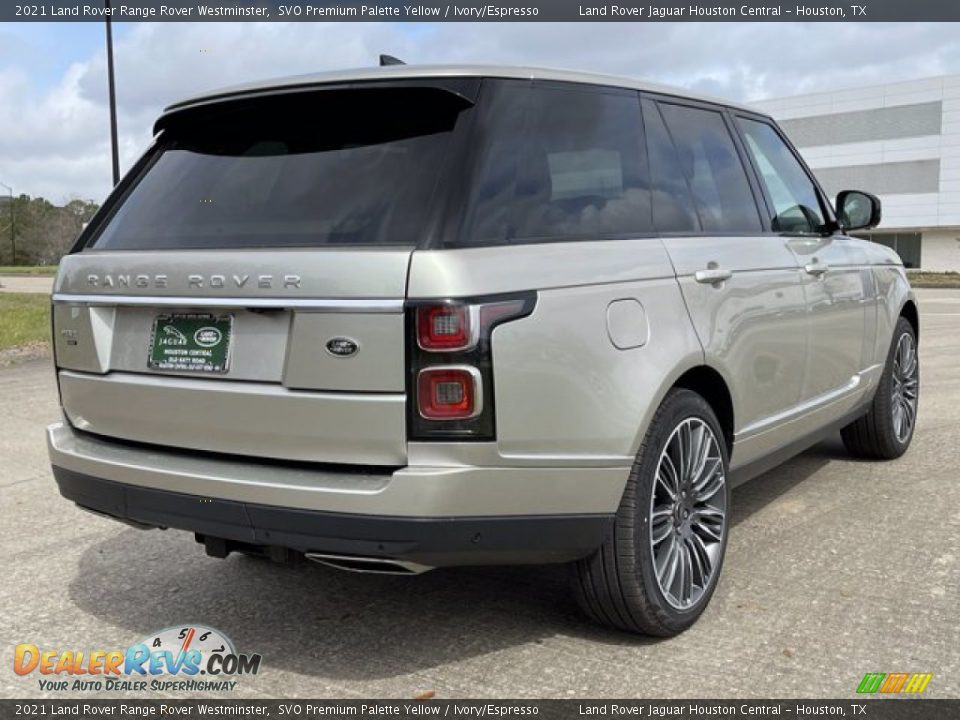 2021 Land Rover Range Rover Westminster SVO Premium Palette Yellow / Ivory/Espresso Photo #3