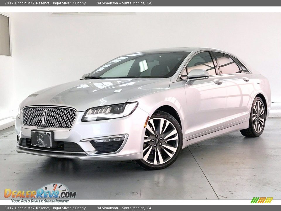 2017 Lincoln MKZ Reserve Ingot Silver / Ebony Photo #12