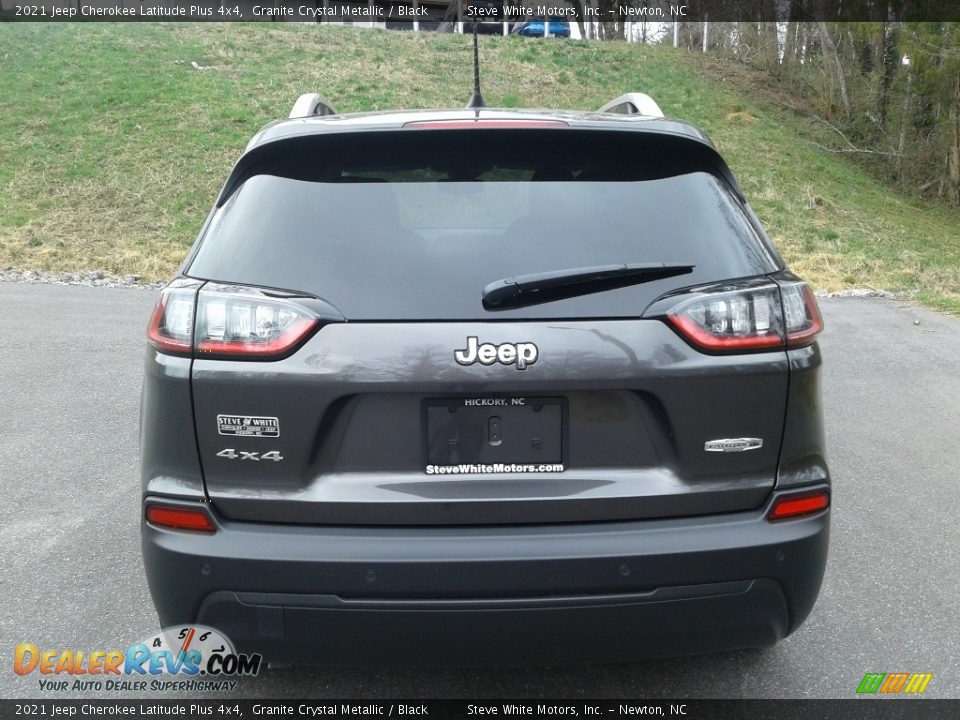 2021 Jeep Cherokee Latitude Plus 4x4 Granite Crystal Metallic / Black Photo #7