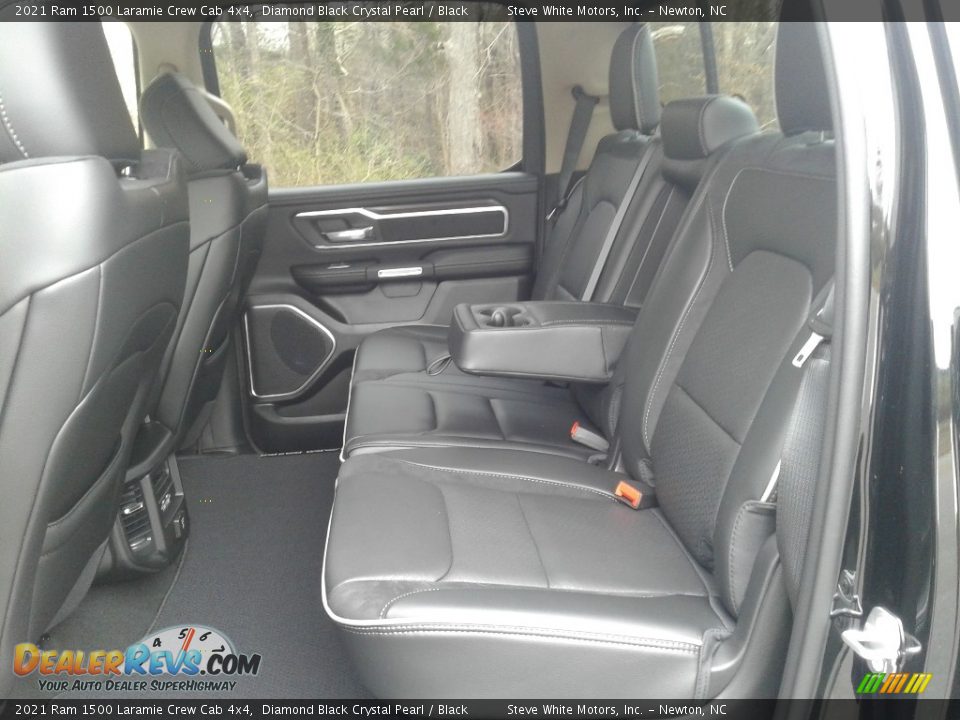 Rear Seat of 2021 Ram 1500 Laramie Crew Cab 4x4 Photo #12