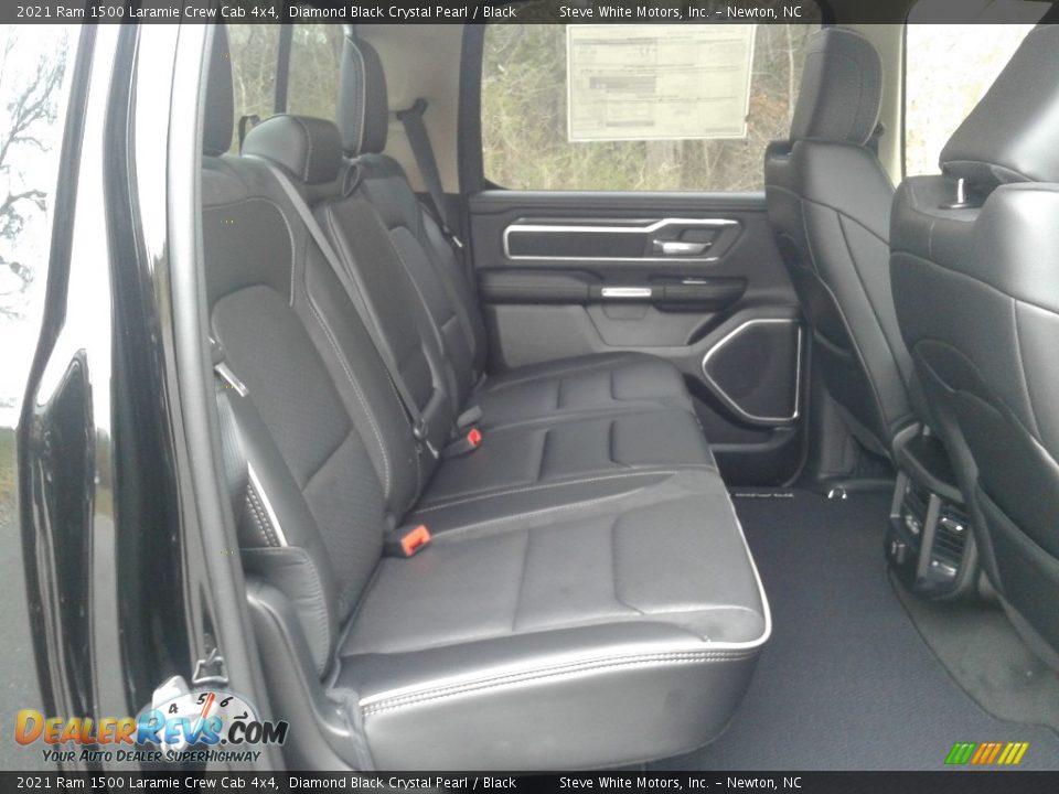 Rear Seat of 2021 Ram 1500 Laramie Crew Cab 4x4 Photo #14