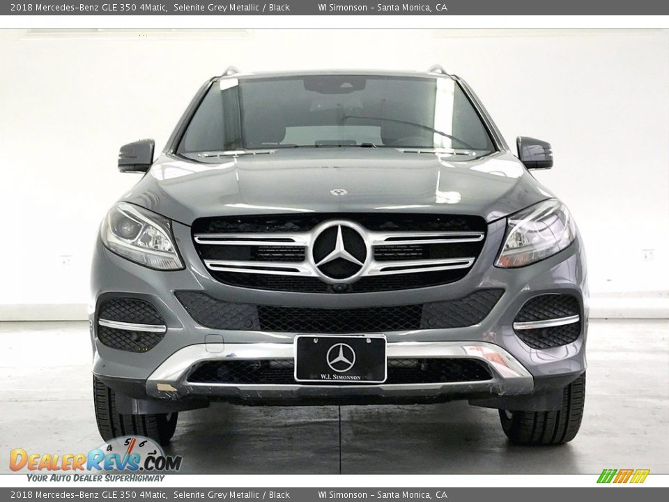 2018 Mercedes-Benz GLE 350 4Matic Selenite Grey Metallic / Black Photo #2