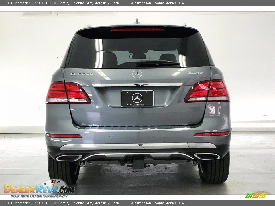 2018 Mercedes-Benz GLE 350 4Matic Selenite Grey Metallic / Black Photo #3