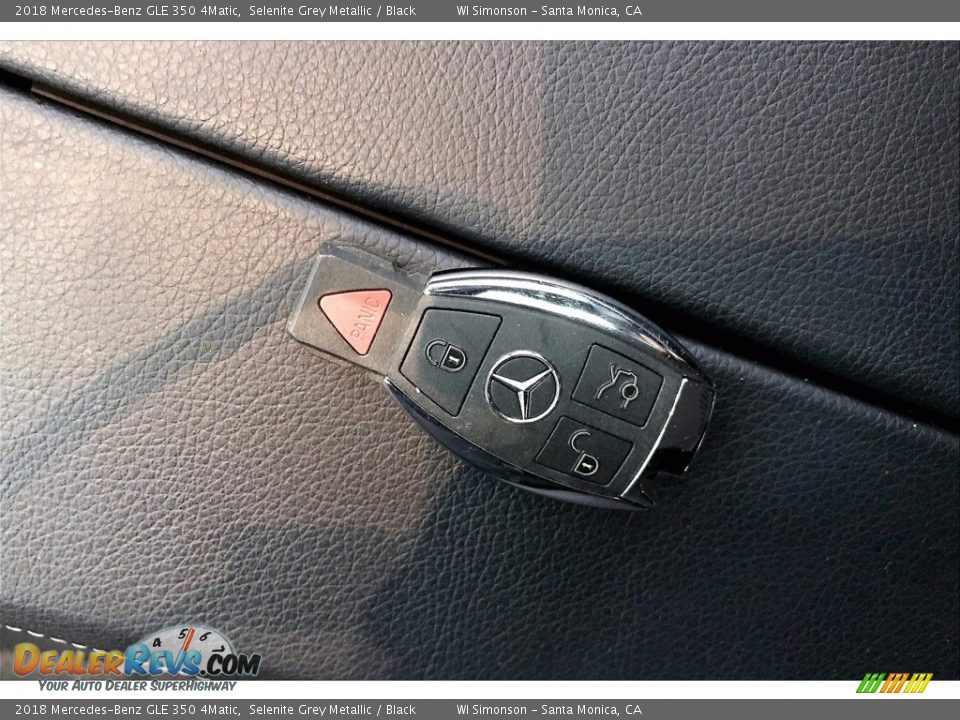 2018 Mercedes-Benz GLE 350 4Matic Selenite Grey Metallic / Black Photo #11