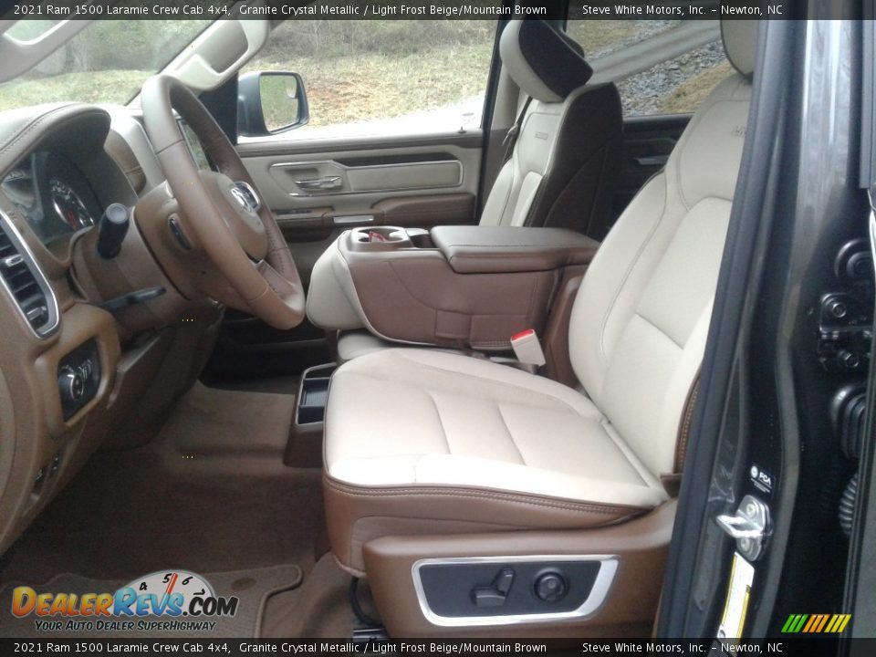 Front Seat of 2021 Ram 1500 Laramie Crew Cab 4x4 Photo #11