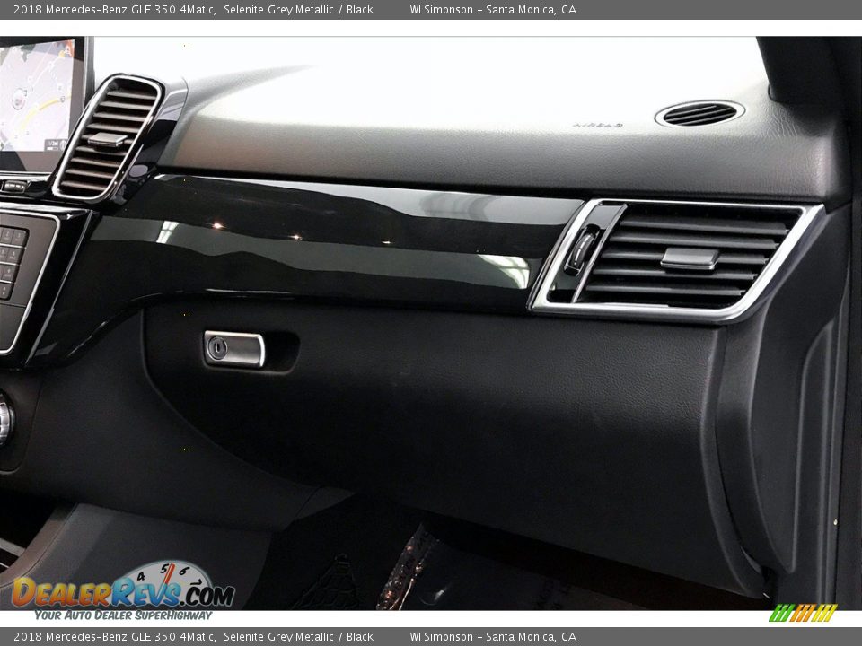 2018 Mercedes-Benz GLE 350 4Matic Selenite Grey Metallic / Black Photo #16