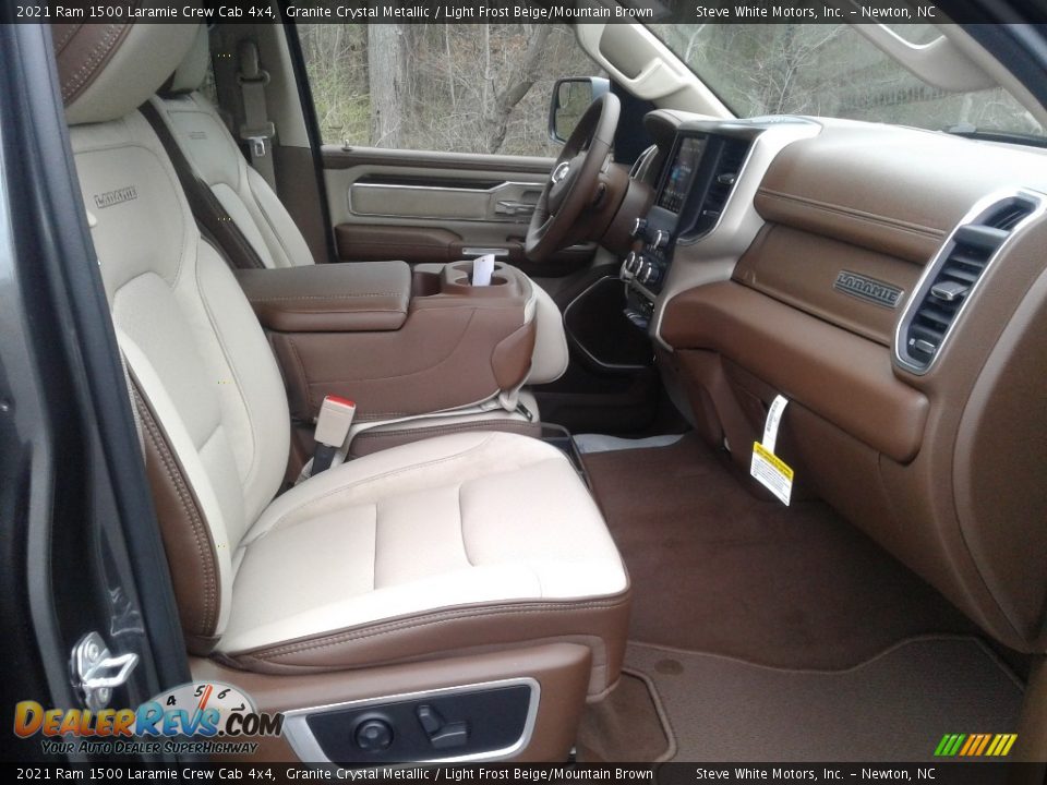 Front Seat of 2021 Ram 1500 Laramie Crew Cab 4x4 Photo #15