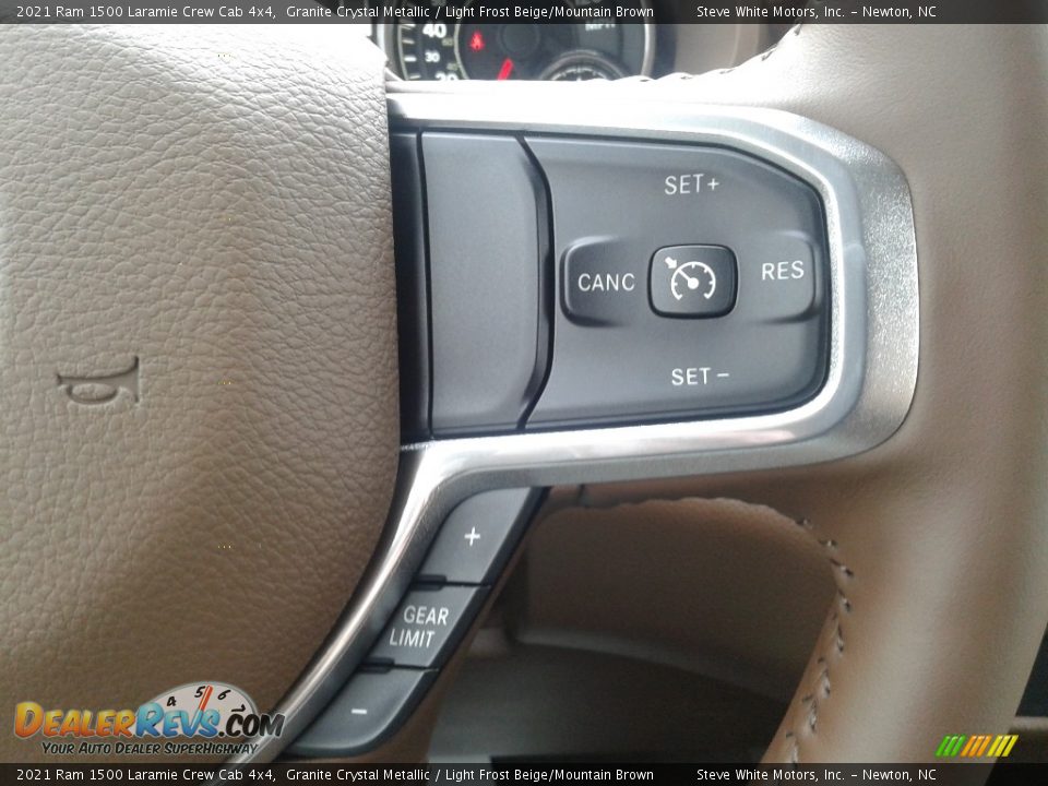2021 Ram 1500 Laramie Crew Cab 4x4 Steering Wheel Photo #18