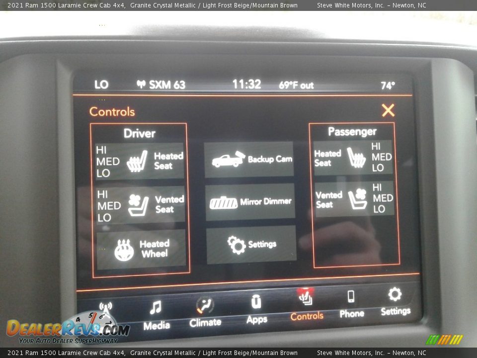 2021 Ram 1500 Laramie Crew Cab 4x4 Granite Crystal Metallic / Light Frost Beige/Mountain Brown Photo #22