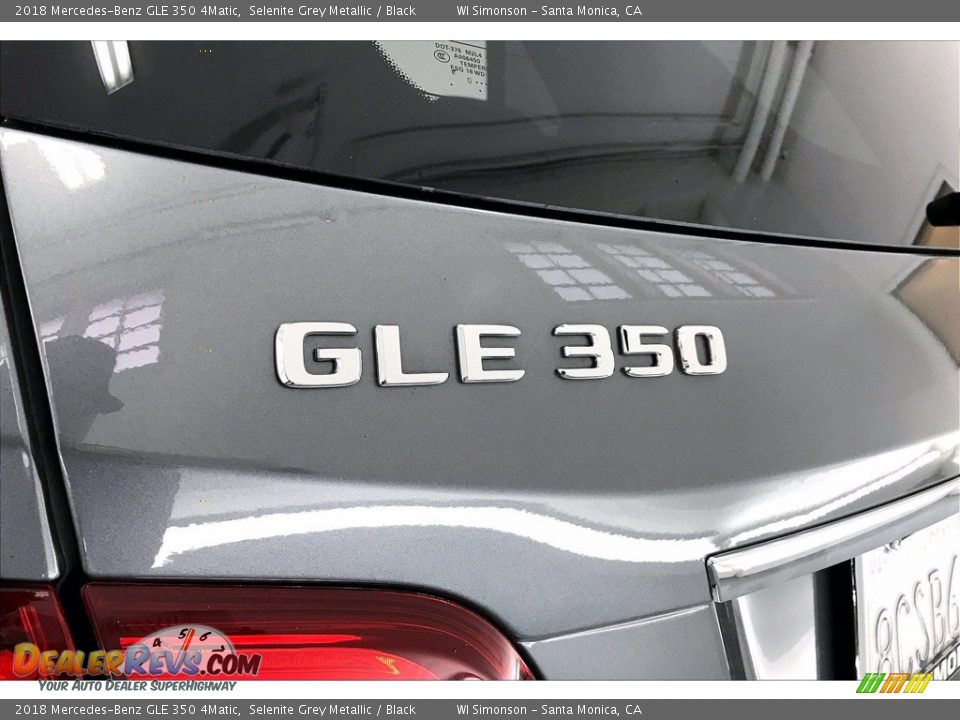 2018 Mercedes-Benz GLE 350 4Matic Selenite Grey Metallic / Black Photo #31