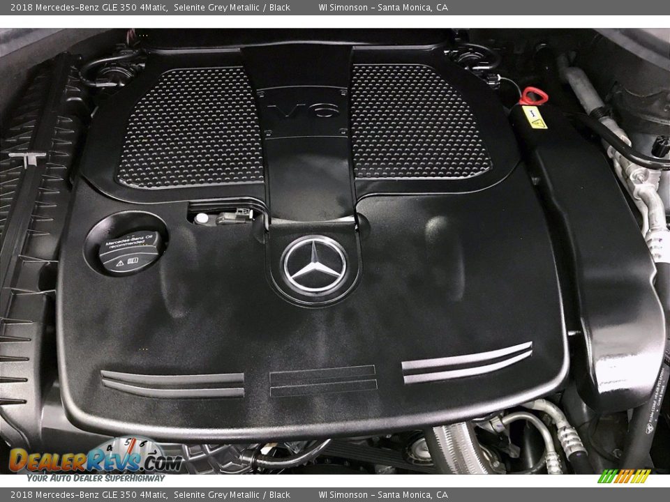 2018 Mercedes-Benz GLE 350 4Matic Selenite Grey Metallic / Black Photo #32