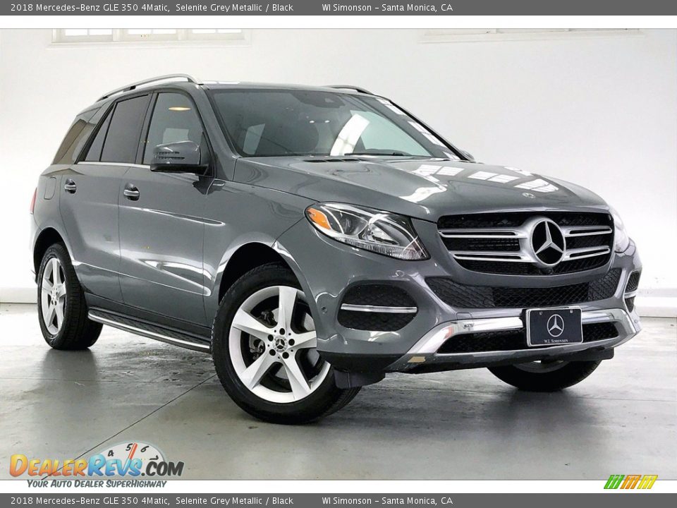 2018 Mercedes-Benz GLE 350 4Matic Selenite Grey Metallic / Black Photo #34