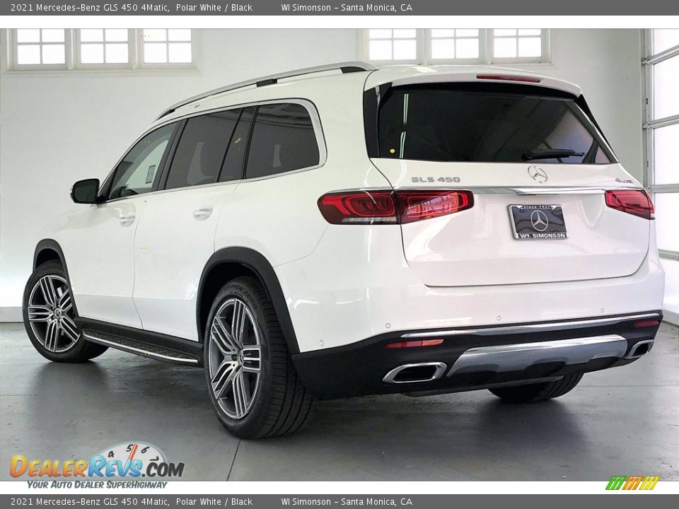 2021 Mercedes-Benz GLS 450 4Matic Polar White / Black Photo #2