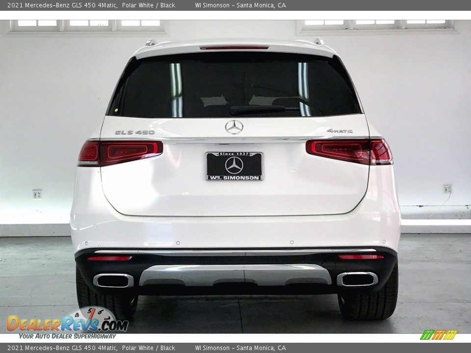 2021 Mercedes-Benz GLS 450 4Matic Polar White / Black Photo #3