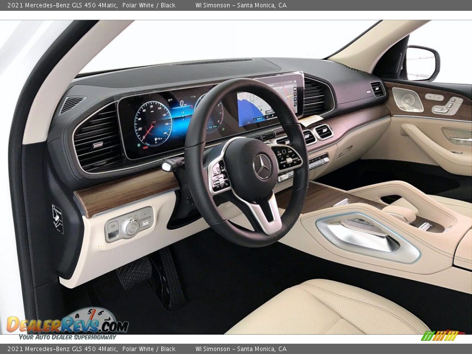 2021 Mercedes-Benz GLS 450 4Matic Polar White / Black Photo #4