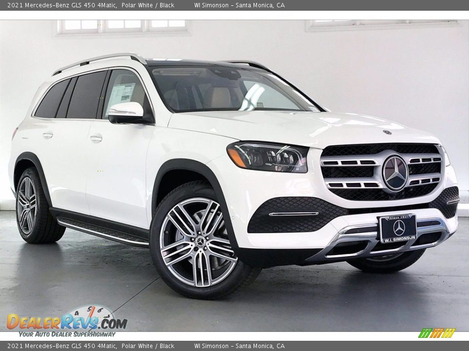 2021 Mercedes-Benz GLS 450 4Matic Polar White / Black Photo #12