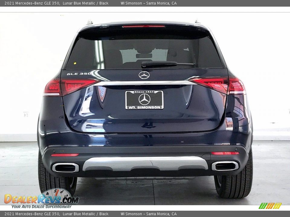 2021 Mercedes-Benz GLE 350 Lunar Blue Metallic / Black Photo #3