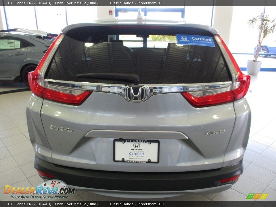 2018 Honda CR-V EX AWD Lunar Silver Metallic / Black Photo #8