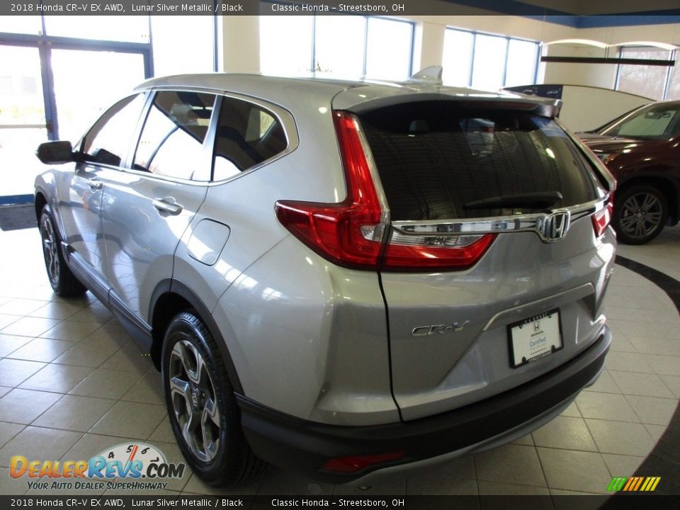 2018 Honda CR-V EX AWD Lunar Silver Metallic / Black Photo #9