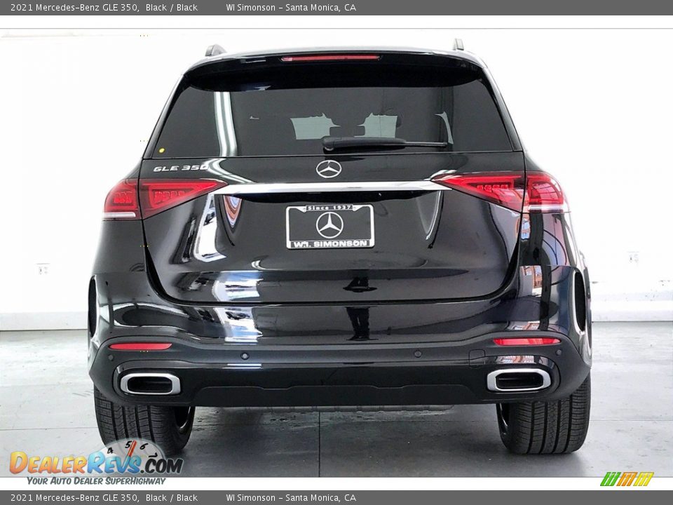 2021 Mercedes-Benz GLE 350 Black / Black Photo #3