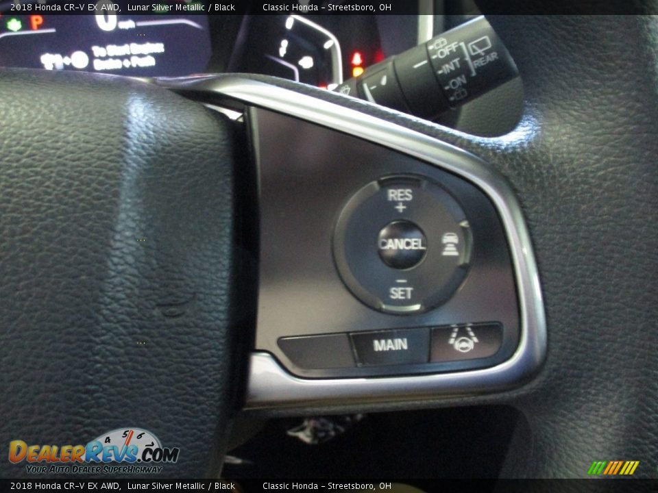 2018 Honda CR-V EX AWD Lunar Silver Metallic / Black Photo #31