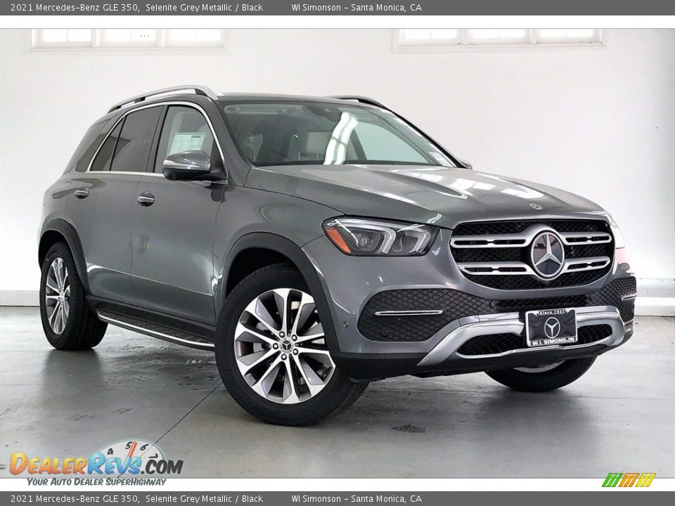 2021 Mercedes-Benz GLE 350 Selenite Grey Metallic / Black Photo #12