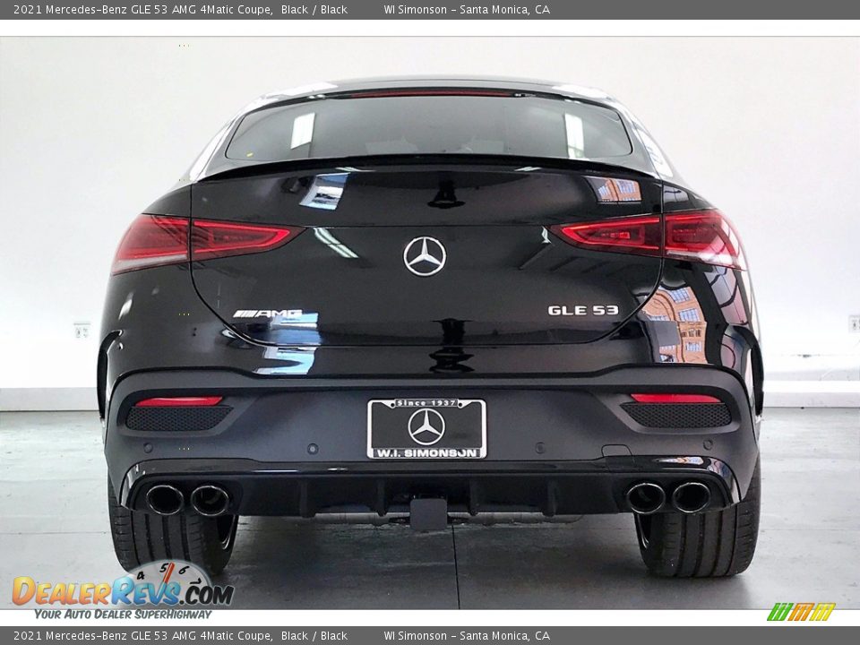 2021 Mercedes-Benz GLE 53 AMG 4Matic Coupe Black / Black Photo #3