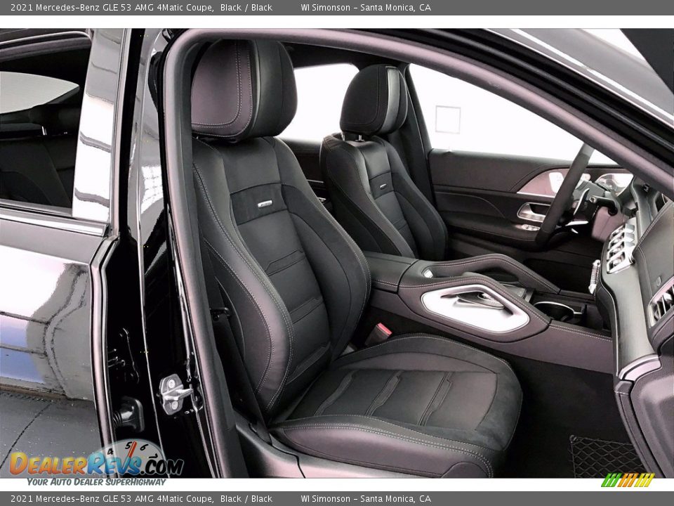 Black Interior - 2021 Mercedes-Benz GLE 53 AMG 4Matic Coupe Photo #5