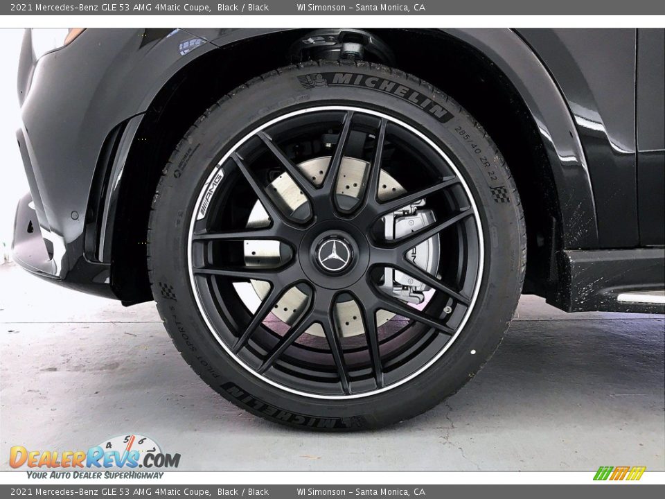 2021 Mercedes-Benz GLE 53 AMG 4Matic Coupe Black / Black Photo #9