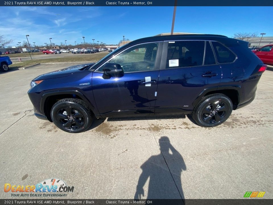 2021 Toyota RAV4 XSE AWD Hybrid Blueprint / Black Photo #1