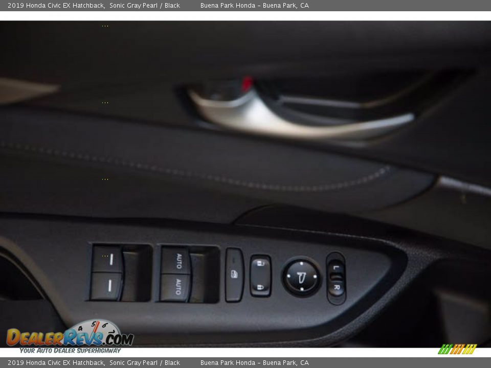 2019 Honda Civic EX Hatchback Sonic Gray Pearl / Black Photo #31