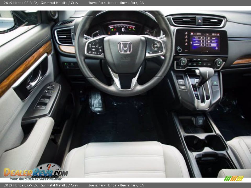 2019 Honda CR-V EX Gunmetal Metallic / Gray Photo #5