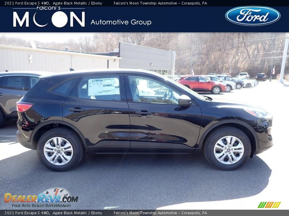 2021 Ford Escape S 4WD Agate Black Metallic / Ebony Photo #1