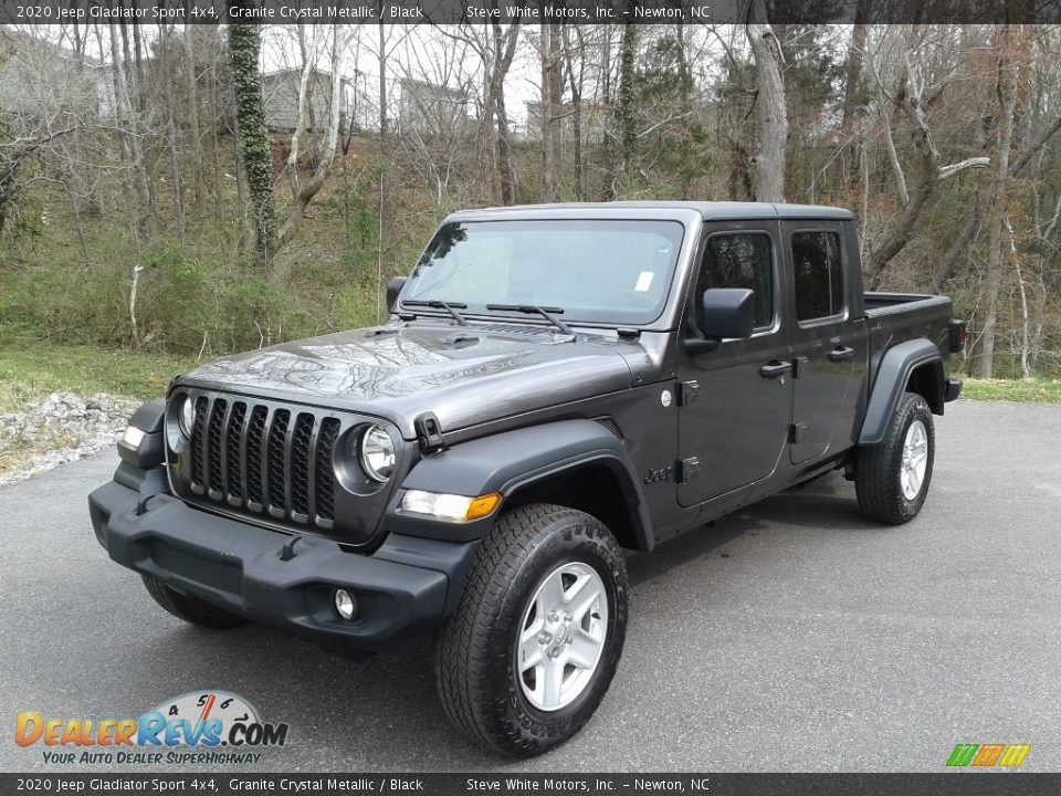 2020 Jeep Gladiator Sport 4x4 Granite Crystal Metallic / Black Photo #2