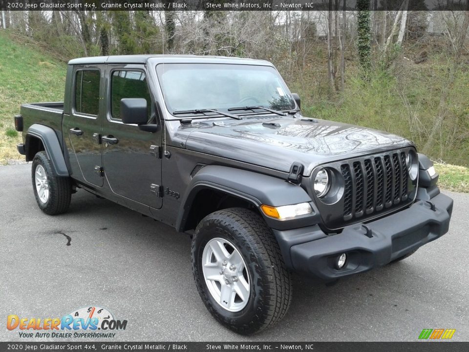 2020 Jeep Gladiator Sport 4x4 Granite Crystal Metallic / Black Photo #4