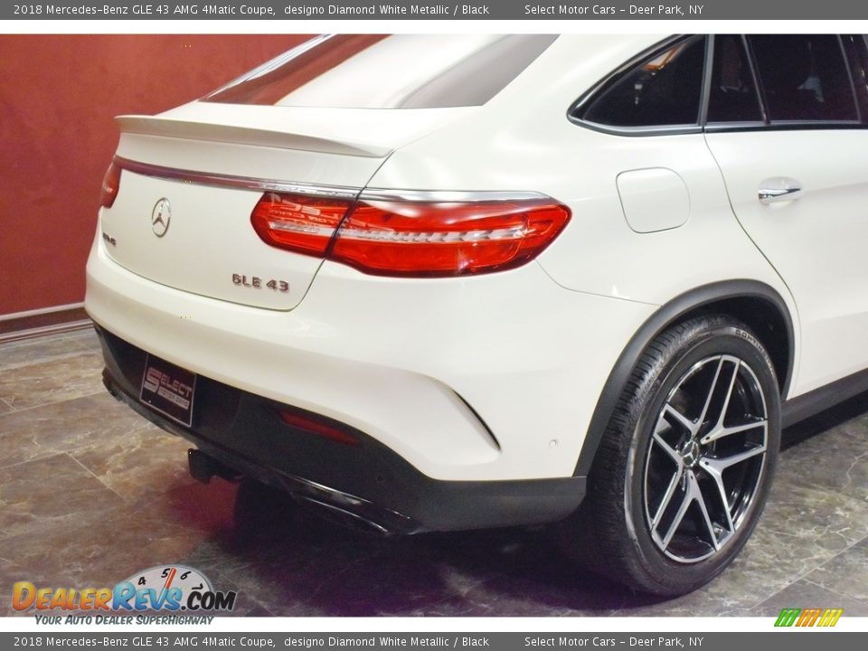 2018 Mercedes-Benz GLE 43 AMG 4Matic Coupe designo Diamond White Metallic / Black Photo #5