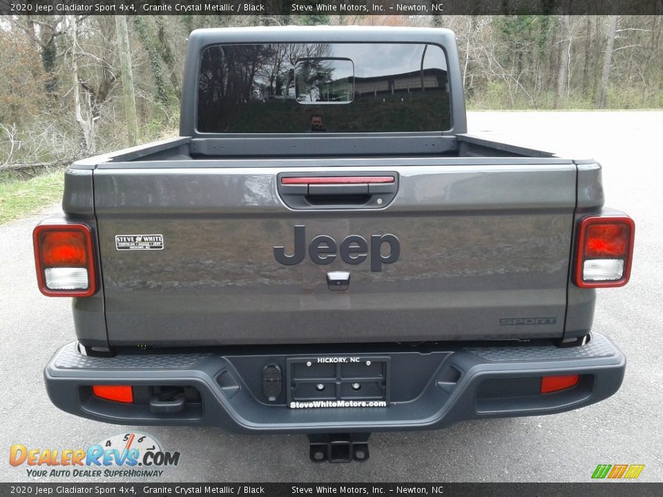 2020 Jeep Gladiator Sport 4x4 Granite Crystal Metallic / Black Photo #7