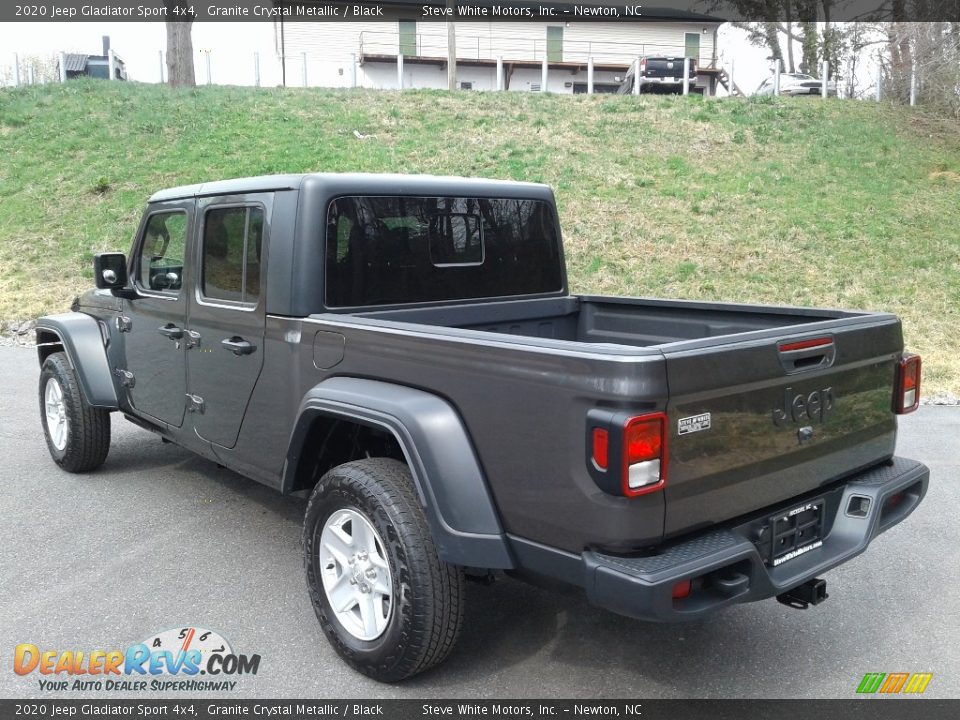 2020 Jeep Gladiator Sport 4x4 Granite Crystal Metallic / Black Photo #9