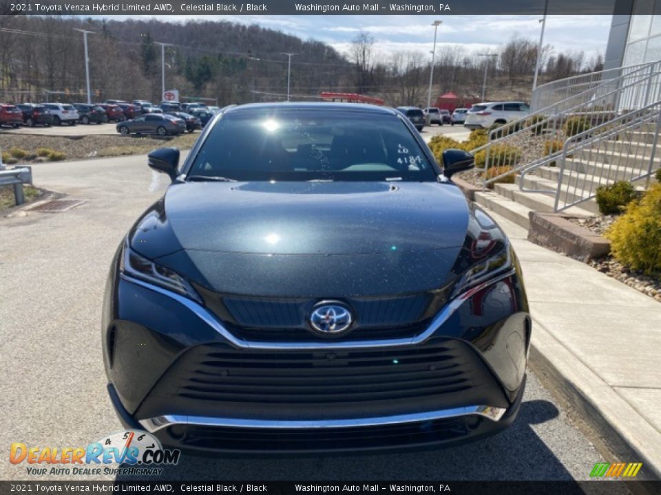 2021 Toyota Venza Hybrid Limited AWD Celestial Black / Black Photo #13