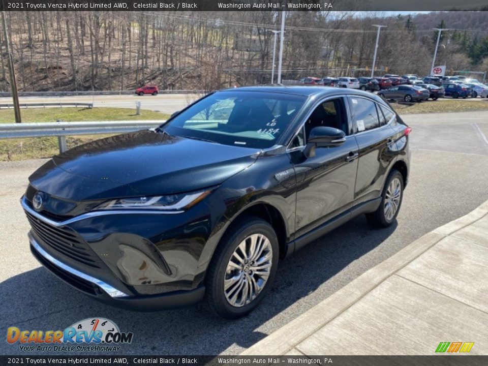 2021 Toyota Venza Hybrid Limited AWD Celestial Black / Black Photo #14