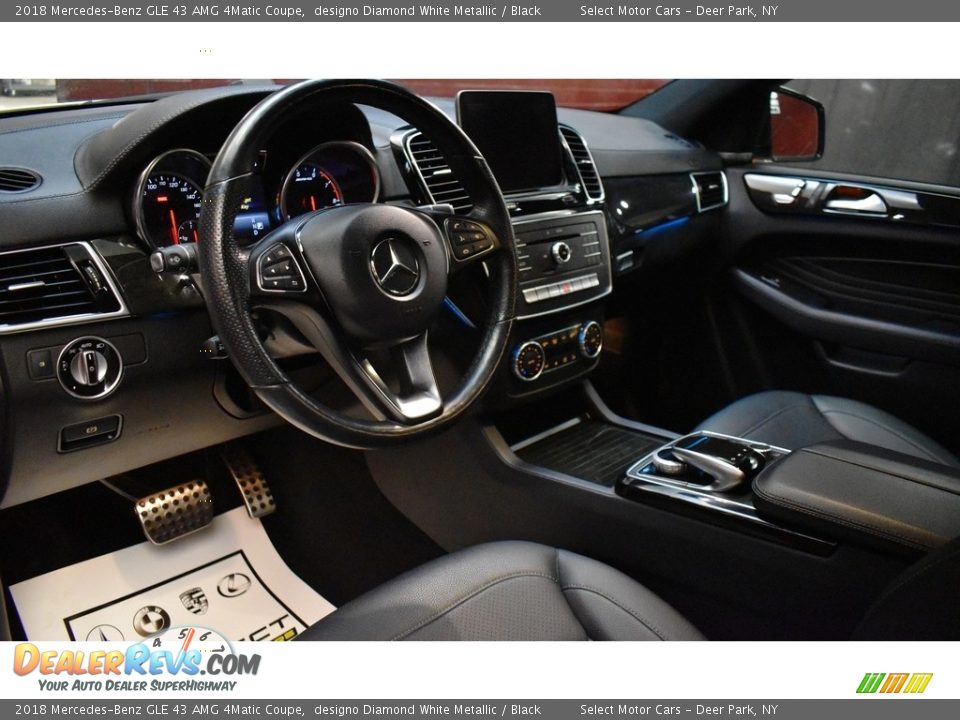 2018 Mercedes-Benz GLE 43 AMG 4Matic Coupe designo Diamond White Metallic / Black Photo #15