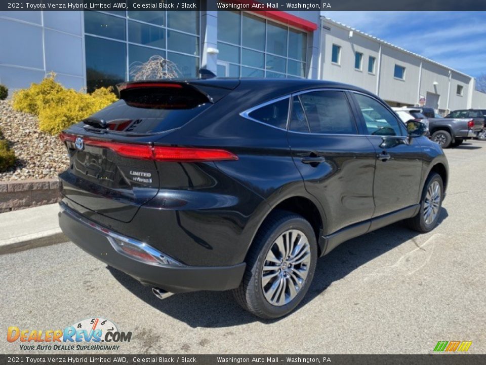 2021 Toyota Venza Hybrid Limited AWD Celestial Black / Black Photo #15