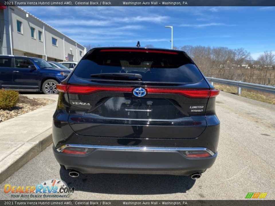 2021 Toyota Venza Hybrid Limited AWD Celestial Black / Black Photo #16