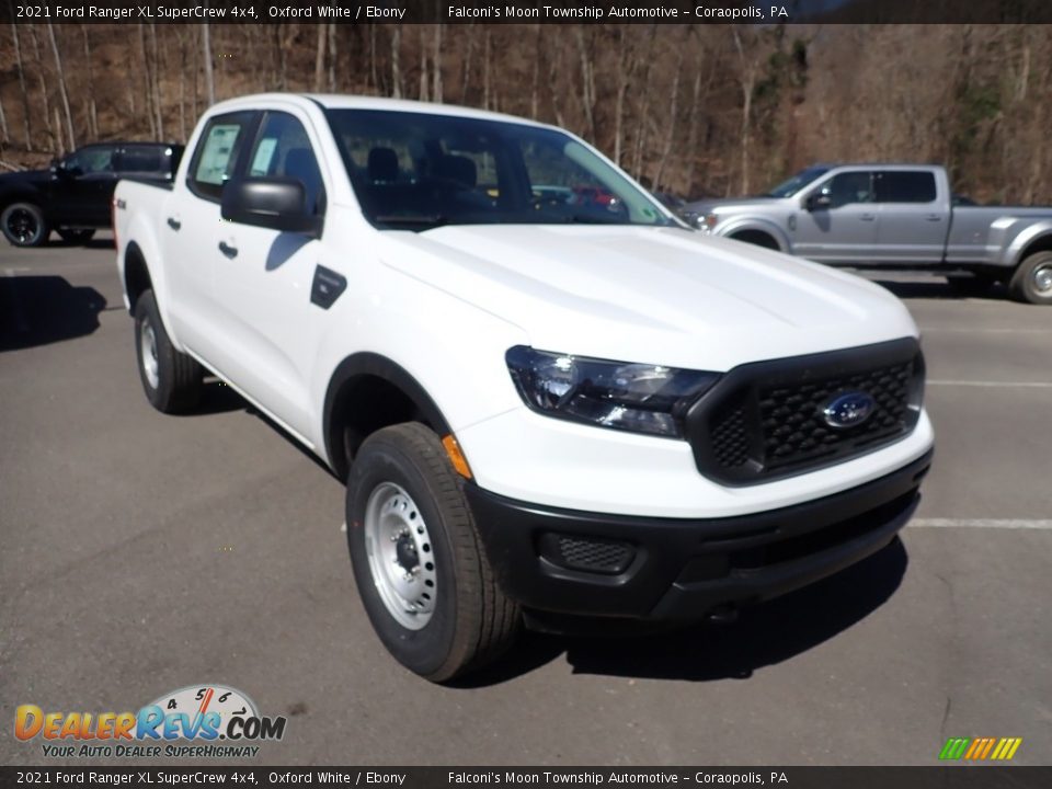 2021 Ford Ranger XL SuperCrew 4x4 Oxford White / Ebony Photo #3