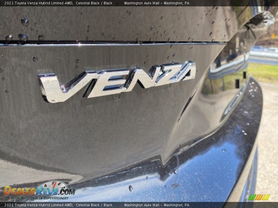 2021 Toyota Venza Hybrid Limited AWD Celestial Black / Black Photo #28
