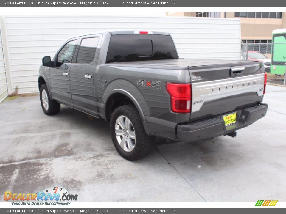 2019 Ford F150 Platinum SuperCrew 4x4 Magnetic / Black Photo #7