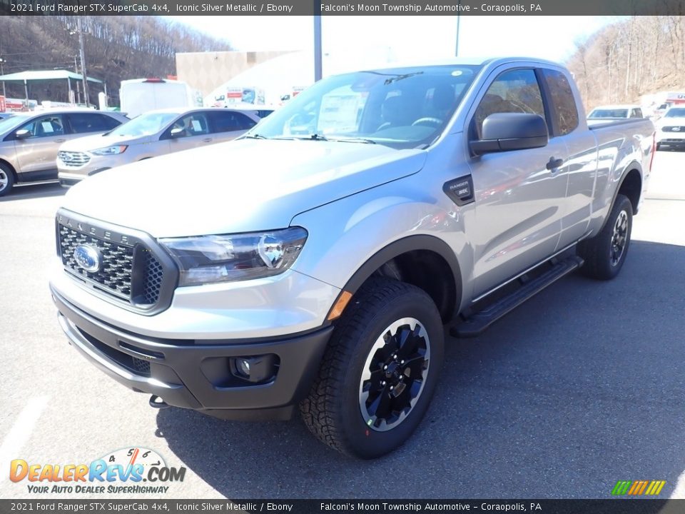 2021 Ford Ranger STX SuperCab 4x4 Iconic Silver Metallic / Ebony Photo #5